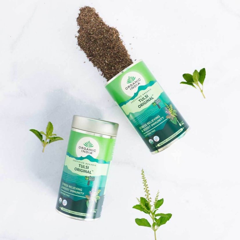 Tulsi Original, imunita a zdravý metabolizmus, sypaný čaj, 100 g