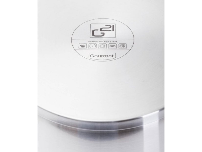Sada riadu G21 Gourmet Miracle s cedidlom, 9 dielov, nerez / greblon