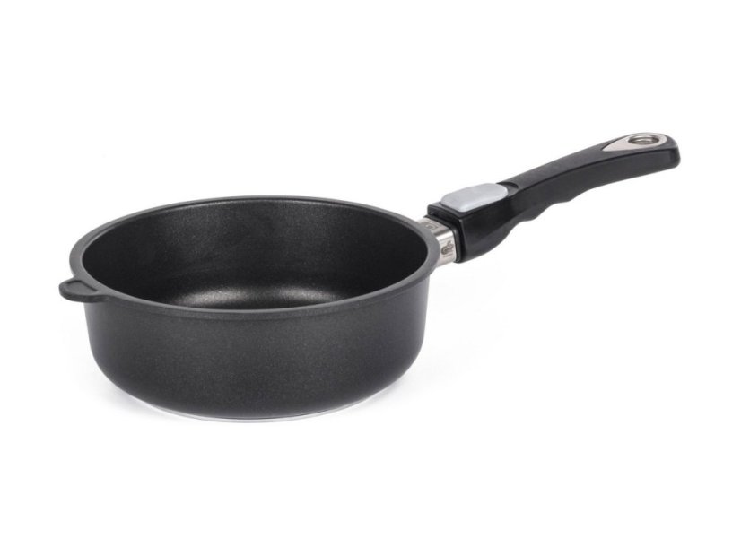Hlboká panvica Prime 20cm s pokrievkou a odnímateľnou rukoväťou