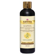 Ajurvédsky masážny olej Kapha s Tulsi zahrieva svaly a kĺby, 200ml