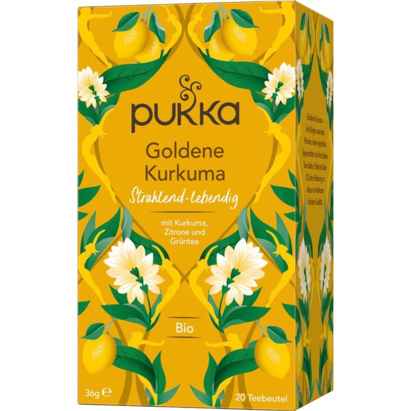 Turmeric Gold, porciovaný čaj, 20 vreciek