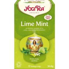 Lime Mint, pocit zviežosti, porciovaný čaj, 17 vreciek