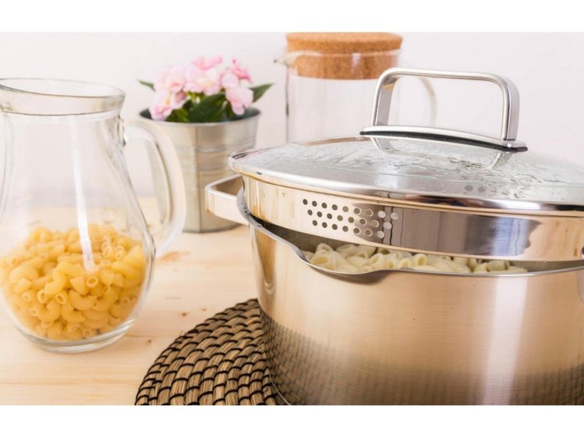 Sada riadu G21 Gourmet Magic s cedníkom, 13 dielov, nerez