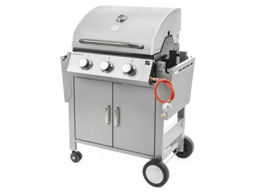 Plynový gril Oklahoma BBQ Premium Line 3 horáky +redukčný ventil