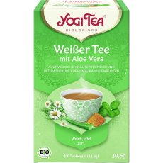 White Tea with Aloe Vera, porciovaný čaj, 17 vreciek