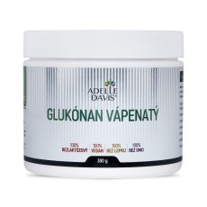 Adelle Davis - Vápnik, prášok 300 g (Glukónan vápenatý)