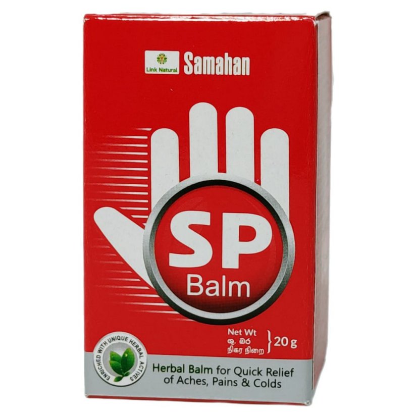 Bylinný ajurvédsky balzam Samahan SP, úľava od bolesti kĺbov, 20 g