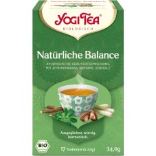 Natural Balance pre osvieženie, porciovaný čaj, 17 vreciek