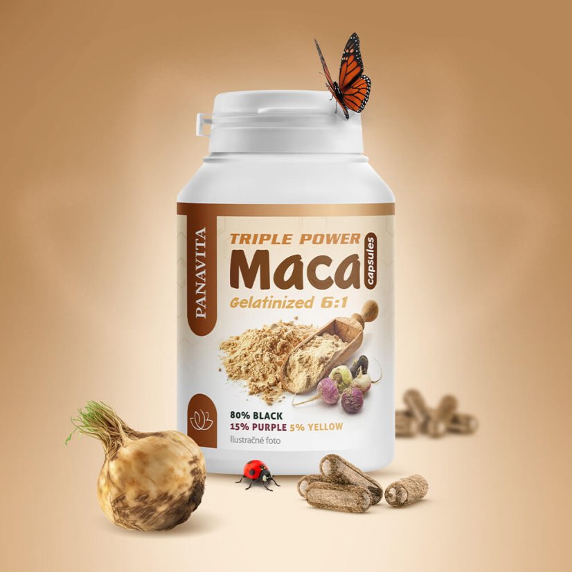 Želatinovaná Maca Tripple Power 6:1 (kapsule)