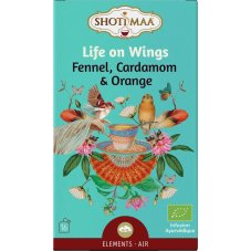 Life on Wings, rovnováha organizmu, porciovaný čaj, 16 vreciek