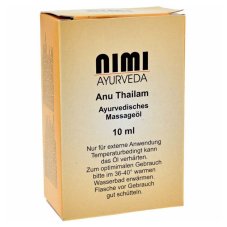 Anu Thailam ajurvédsky nosný olej pre očistné techniky a pri bolestiach hlavy, 10ml