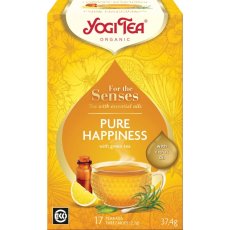 Pure Happiness: Bio zelený čaj s citrónom, porciovaný, 17 vreciek