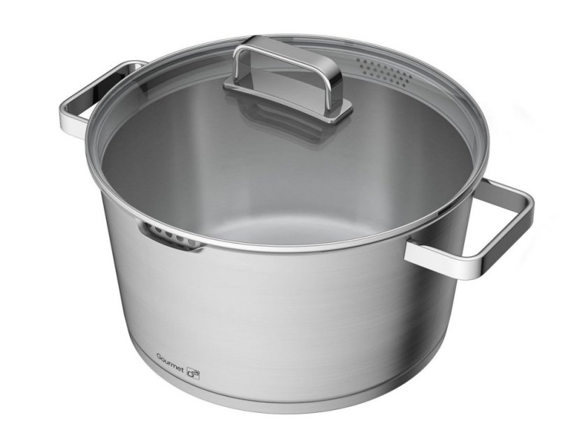 Hrniec G21 Gourmet Magic s cedidlom 28 cm +pokrievka