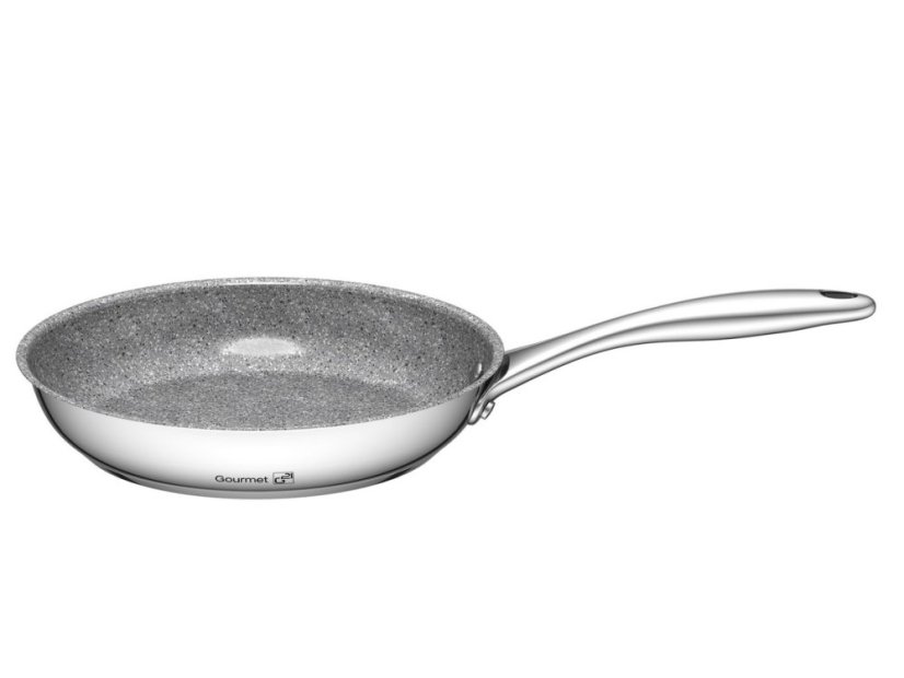 Panvica Gourmet Miracle 28 cm s pokrievkou, nerez/greblon
