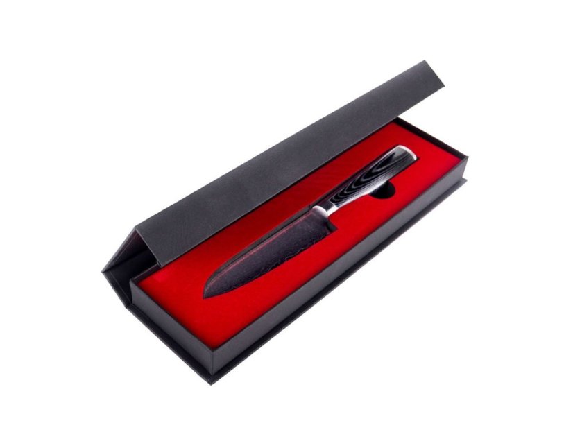 Nôž Damascus Premium 13cm, Santoku