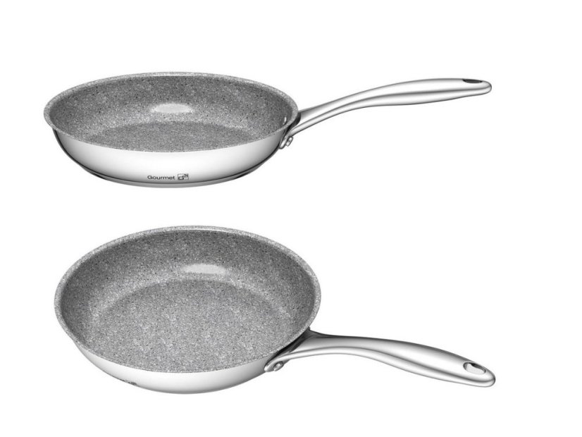 Sada riadu G21 Gourmet Miracle s cedidlom, 9 dielov, nerez / greblon