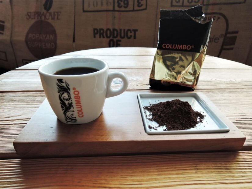 Káva COLUMBO Home a šálka kávy