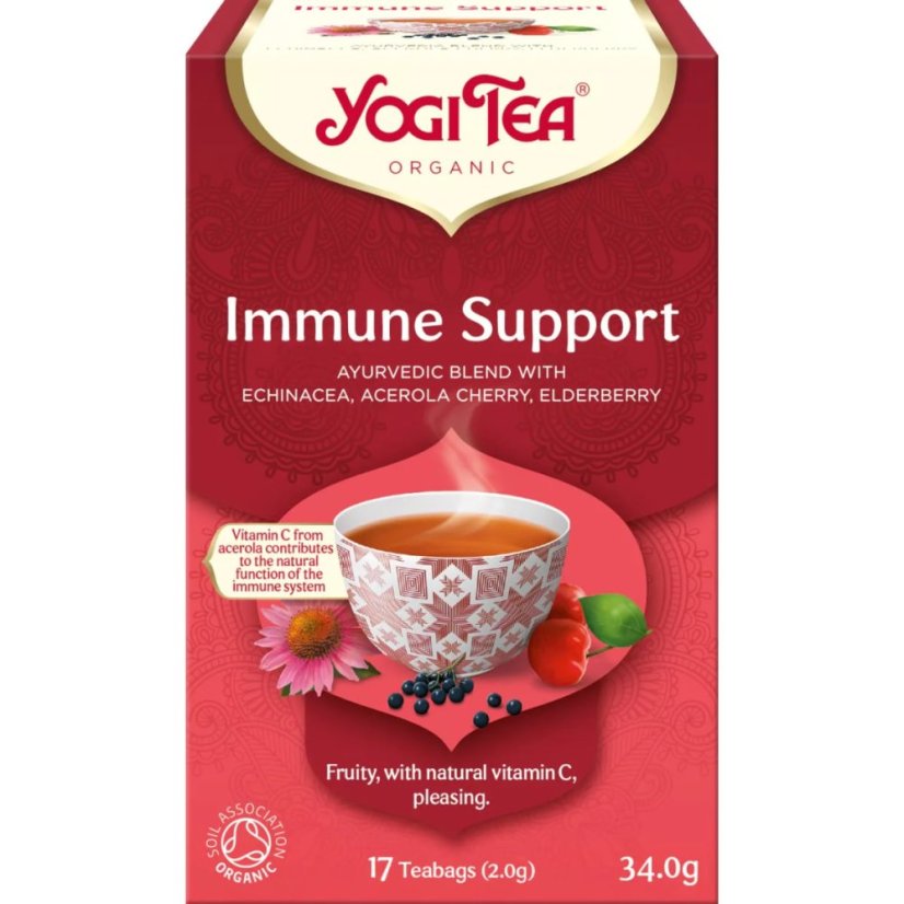 Immune Support, posilnenie imunity, porciovaný čaj, 17 vreciek
