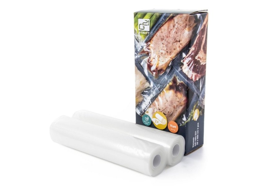 Univerzálna fólia pre vákuovačky G21 Onyx, G21 Nefrit 28x600cm, 2ks
