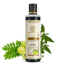 Bylinný vlasový šampón Amla & Bhringraj pre poškodené a tenké vlasy, 210 ml