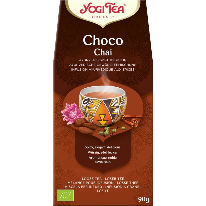 Choco Chai, relax a zahriatie, sypaný čaj, 90 g