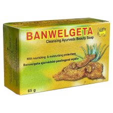 Prírodné peelingové mydlo Banwelgeta, hydratuje a vyživuje 65g