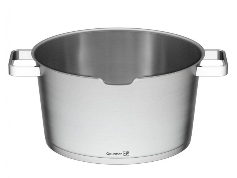 Sada riadu G21 Gourmet Magic s cedníkom, 4 diely, nerez