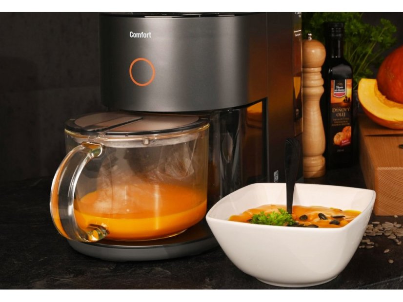 Multifunkčný mixér Blender Comfort Graphite Black, samočistiaci