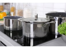 Sada riadu G21 Gourmet Miracle s cedidlom, 9 dielov, nerez / greblon
