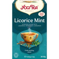 Licorice Mint, relax a trávenie, porciovaný čaj, 17 vreciek