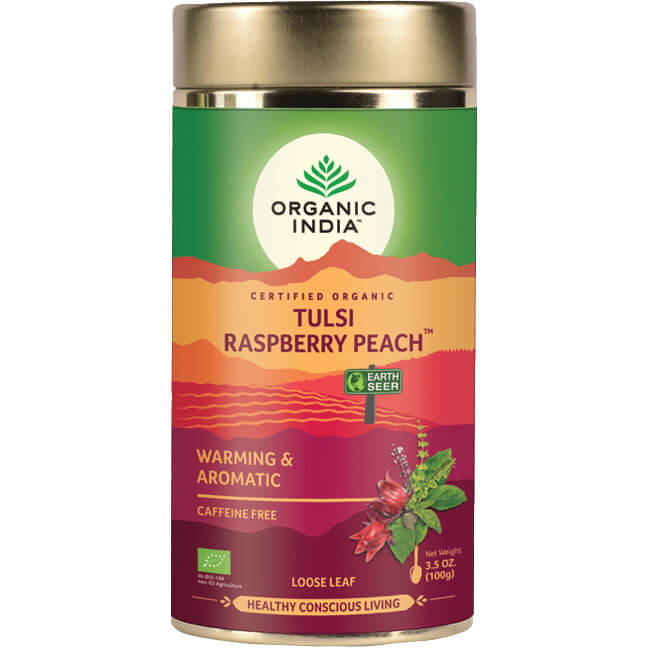 Tulsi s malinou a broskyňou, sypaný čaj, 100 g