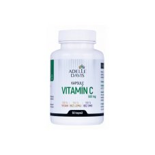 Adelle Davis - Vitamín C, 500 mg, 60 kapsúl