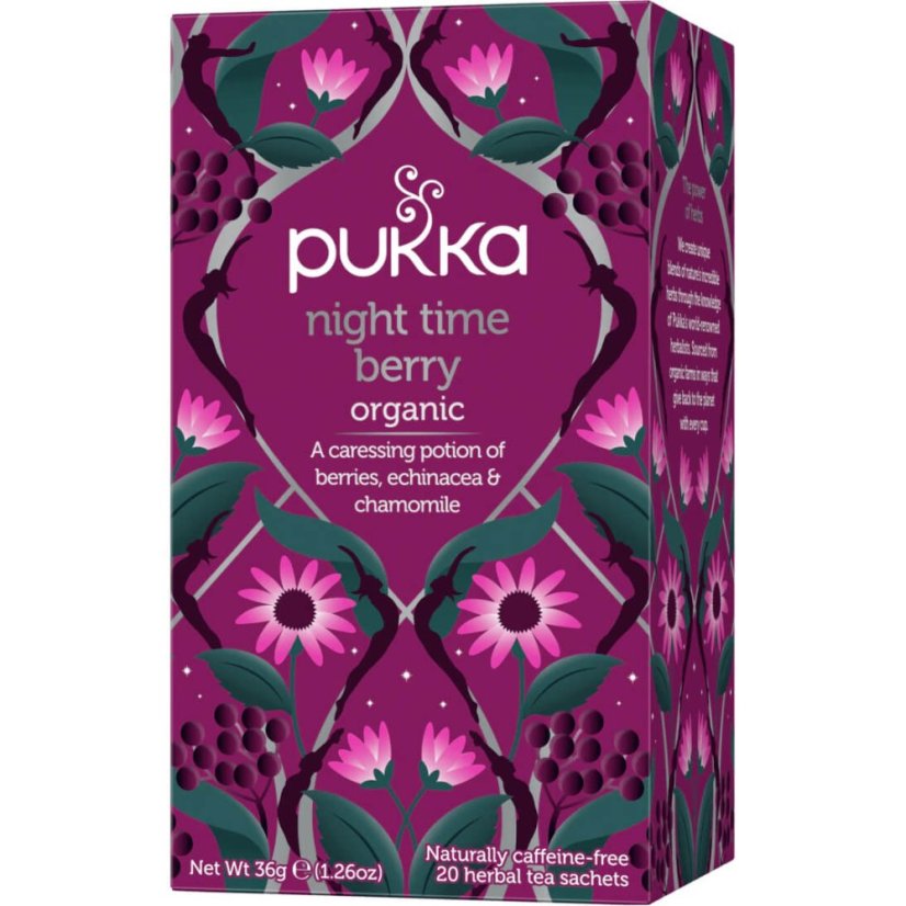 Night Time Berry pre pokojnný verčer, porciovaný čaj, 20 vreciek