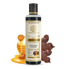 Bylinný vlasový šampón Shikakai & Med proti lupinám, 210 ml