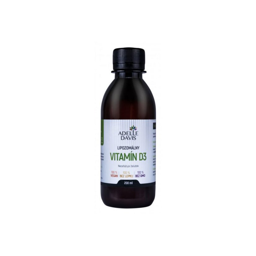 Adelle Davis - Lipozomálny vitamín D3, 200 ml