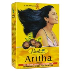 Bylinný práškový šampón Aritha, lesk a jemnosť bez mastnoty, 100 g