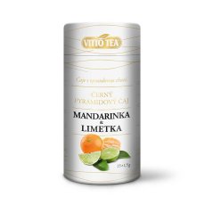 Čierny čaj s mandarínkou a limetkou
