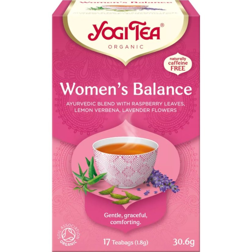 Women's Balance, podpora pre ženský cyklus, porciovaný čaj, 17 vreciek