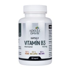 Adelle Davis - Vitamín B3 400 mg, 60 kapsúl
