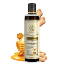 Bylinný vlasový šampón Drevitý santal & Med, vlasy bez lupín, 210ml