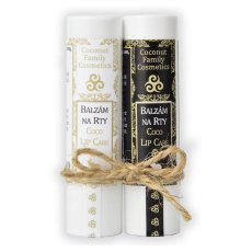 Kokosové balzamy na suché pery DUO 2 x 4,2 g