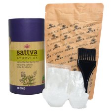Henna na farbenie a výživu vlasov, čierna s modrými odleskami 150g