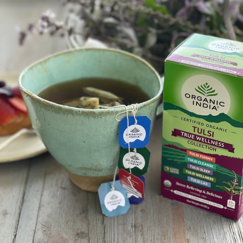 Tulsi True Wellness - spánok a očista organizmu, porciovaný čaj, 25 vreciek