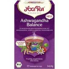 Ashwagandha Balance pre upokojenie, porciovaný čaj, 17 vreciek