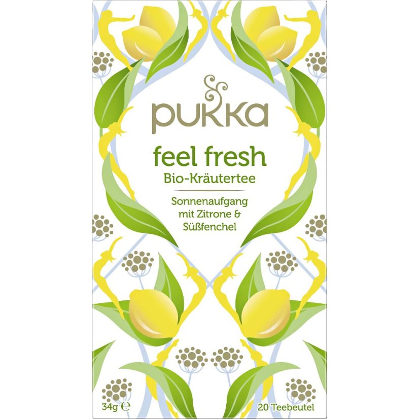 Feel Fresh na osvieženie, porciovaný čaj, 20 vreciek