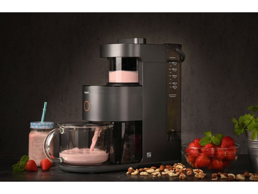 Multifunkčný mixér Blender Comfort Graphite Black, samočistiaci