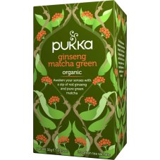 Ginseng Matcha Green, energia a koncentrácia, porciovaný čaj, 20 vreciek