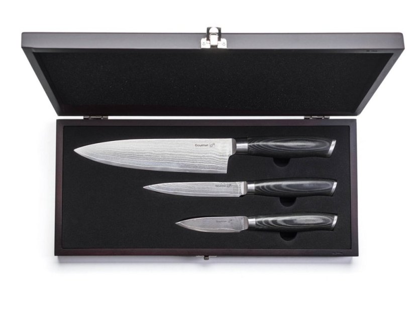 Sada nožov Gourmet Damascus, 3ks small box