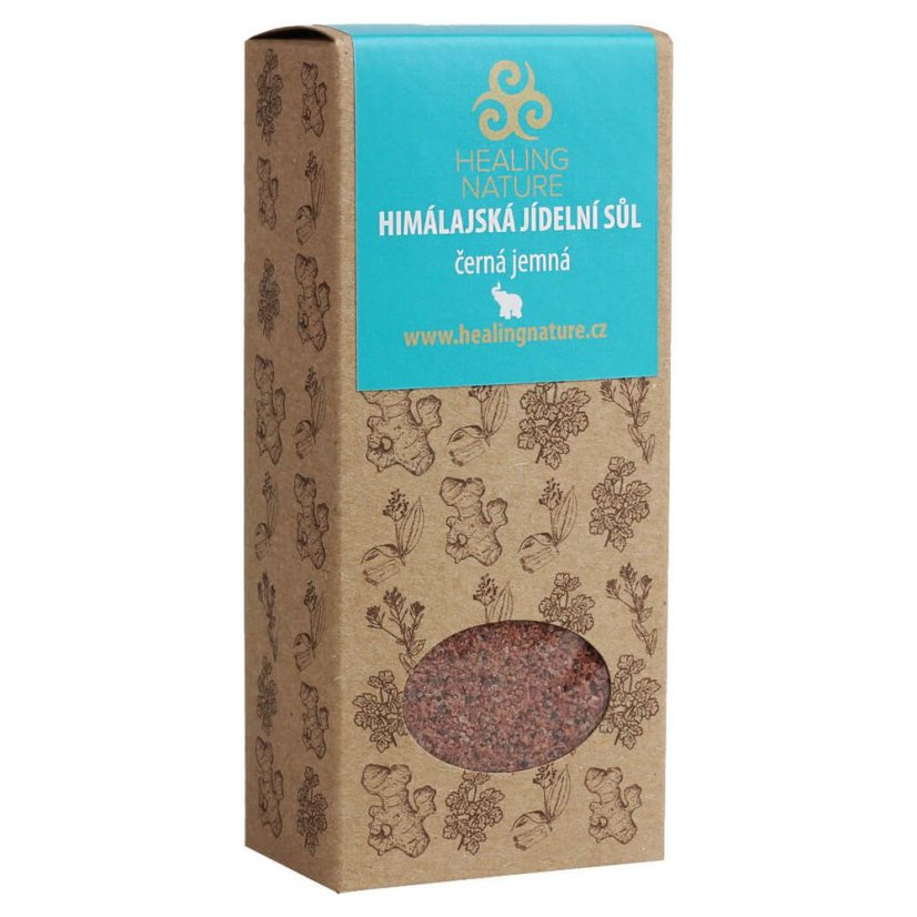 Himalájska čierna soľ, jemná 200g