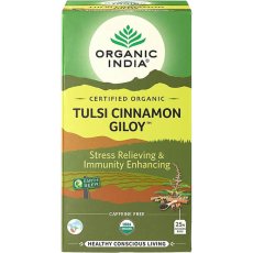 Tulsi Cinnamon Giloy - stres a imunita, porciovaný čaj, 25 vreciek